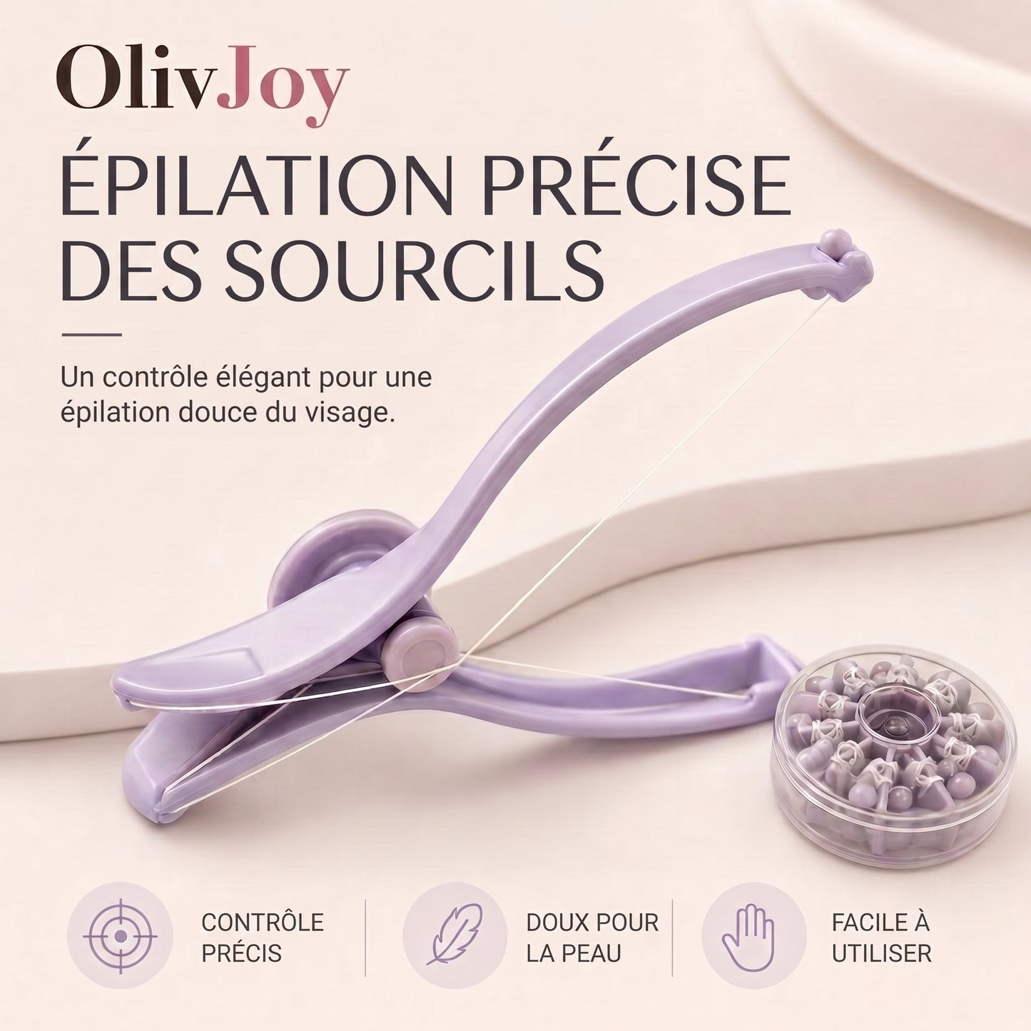 Épilateur à Fil Sourcils | OlivJoy™